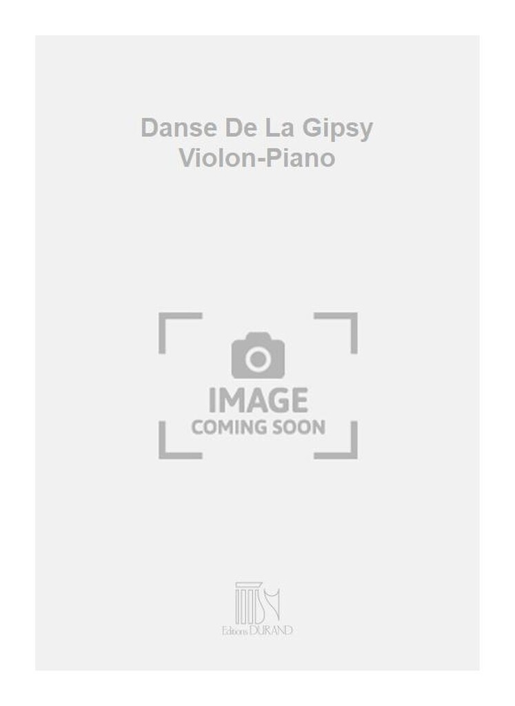 Danse De La Gipsy Violon-Piano